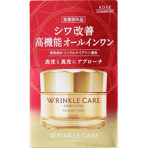 Kose Grace One Wrinkle Care Moist Gel Cream 100g - Japanese Wrinkle Moist Gel Cream Fashion