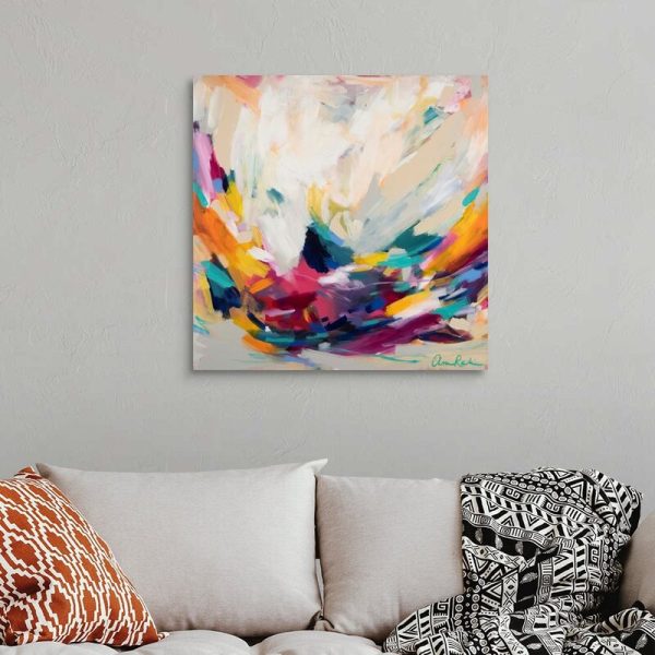 30  H x 30  W x 1.25  D New Beginnings by Amira Rahim - Print on Canvas Online now